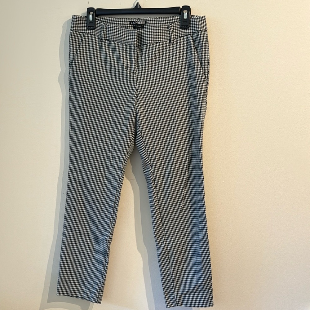 Express houndstooth dress pants, size 4